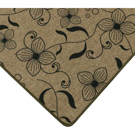 Elegance Machine Washable Range Indoor Mat, 50x75cm, Flowers