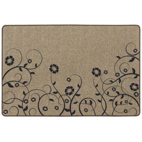 Elegance Machine Washable Doormat, 50x75cm, Trailing Flower (1/4)