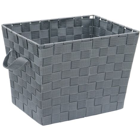 Vichy Rectangular Nylon Storage Basket with Handles (1/4)