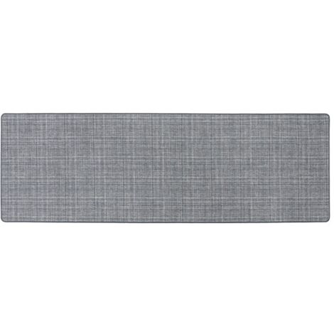 Elegance Machine Washable Range Runner Mat, 50x150cm, Grey (1/4)