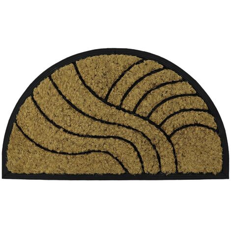 Comfort Halfmoon Coir Tuffscrape, 40x70cm, Waves (1/4)