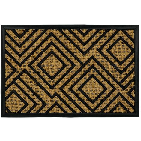 Alba Woven Tuffscrape Doormat, 40x60cm, Diamond (1/4)