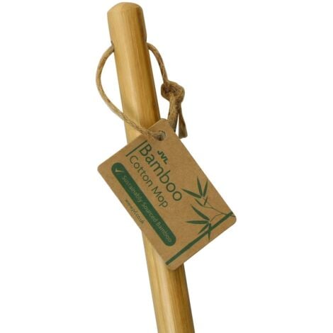 Retro Natural Bamboo Pure Cotton String Floor Mop