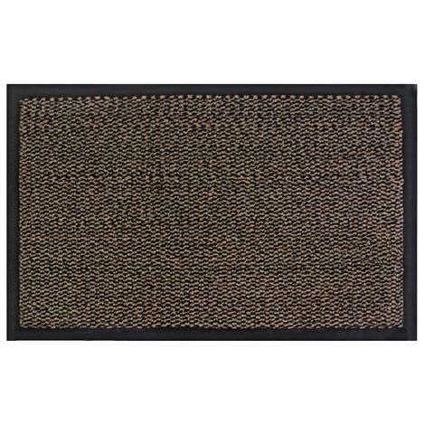 Heavy Duty Barrier Door Floor Mat, 80x60cm, Brown