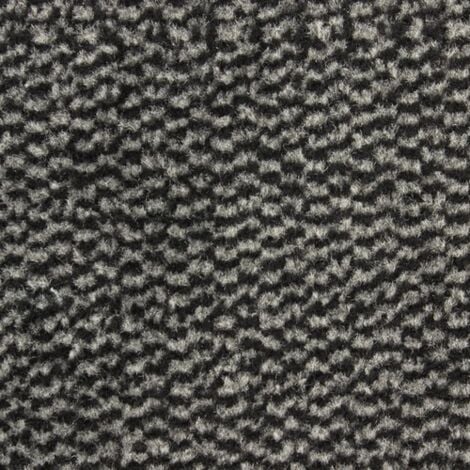 Heavy Duty Barrier Door Floor Mat, 60x80cm, Grey Black