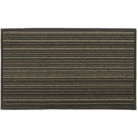 Arona Machine Washable Latex Backed Doormat, 50x80cm, Brown (1/4)