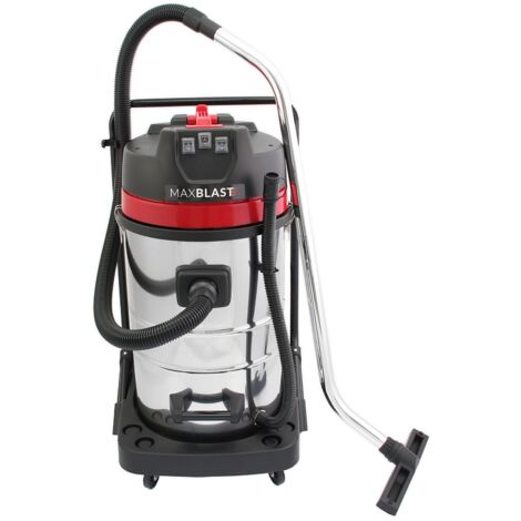 Syntrox Germany 70 Liter Edelstahl Industriesauger Nass- Und Trockensauger Staubsauger Mit Steckdose