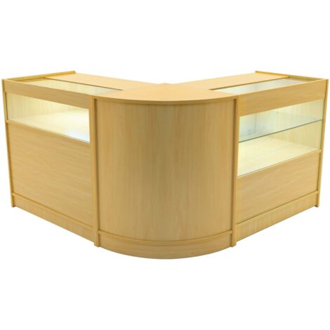 Ahorn-Shop-Theken-Set Adonis mit LED-Beleuchtung B900, C900, CM60 (1/5)