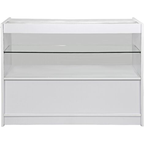 Verkaufstheke Mit Schubladen - 140cm Rezeptionstheke Marmor Optik