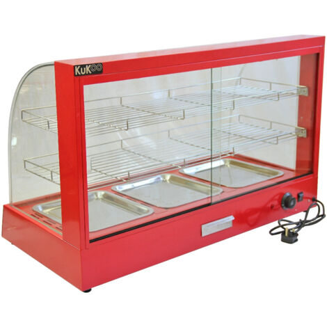 YAOYAOO Elektrischer Speisenwärmer 9L Mit Glasdeckel - Temperaturregelung 0-90°C