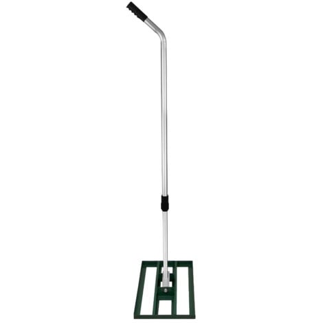 Rasenrakel 50cm x 32cm Levelingrake Rasen Rake Rakel zum Sanden Stahl