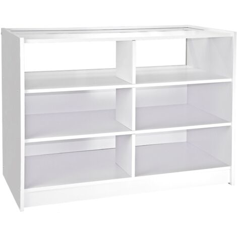 Playmobil - Fond De Rayon/Comptoir Pour Centre Commercial (5485) - Blanc - Occasion