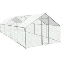Hühnerstall Hühnerfreilauf Hühnergehege Auslauf Outdoor-Hühnerkäfig UV Geflügel
