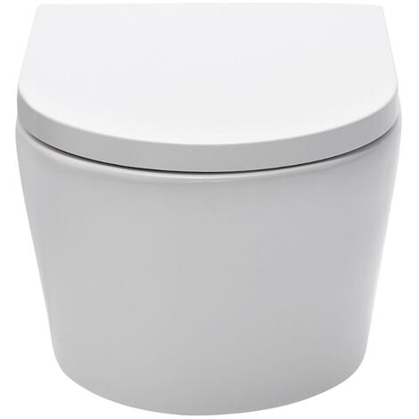 Pack Bati-support GEBERIT UP100 + plaque Delta01 blanche + cuvette suspendue SAT sans bride et fixations invisibles