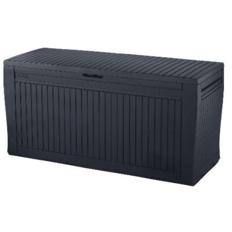 Keter Comfy 270L Coffre de rangement 116,7 x 44,7 x 57 cm, Graphite (255167)