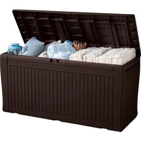 Keter Comfy 270L Coffre de rangement 116,7 x 44,7 x 57 cm, Graphite (255167)