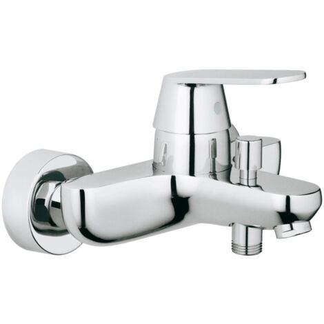 Grohe – Mitigeur monocommande 1/2' bain/douche 32831000 – Finition chrome – Cartouche céramique 46 mm avec technologie SilkMove – Débit 20 l/min