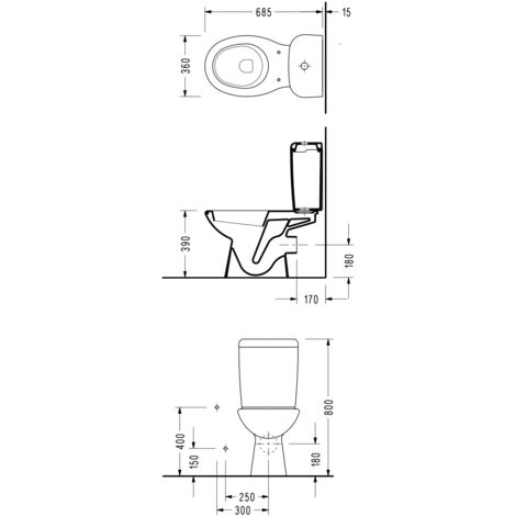 Serel Pack WC à poser Zambak + abattant fermeture classique + kit de chasse double bouton (ZAMBAK)