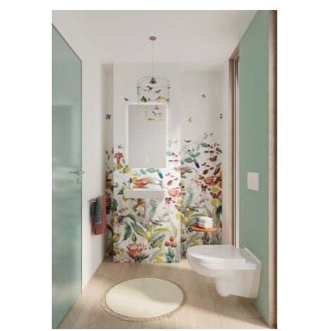 Villeroy & Boch Abattant amovible avec frein de chute O.Novo pour cuvette WC et WC suspendu (9M38S101)
