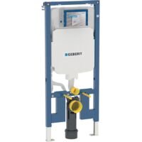Geberit – Bâti-support WC extra-plat 114 cm – Réservoir à encastrer Sigma 8 cm – Pieds réglables antidérapants – Installation sur mur porteur