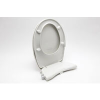 Swiss Aqua Technologies Abattant WC japonais siège de toilette Softclose sans électricité avec bidet intégré, blanc SATBEASY2233