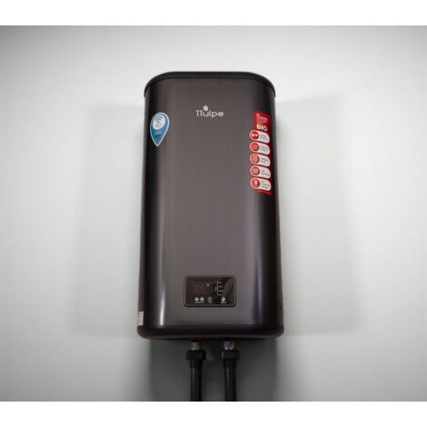 Ttulpe shadow 50 v 50 litre unvented storage water heater 2 kw with wi fi control - compact smart high pressure