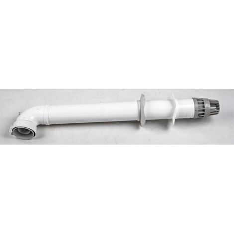 TTulpe horizontal concentric flue wall terminal set 60/100 mm for the C-Meister 11 and 14