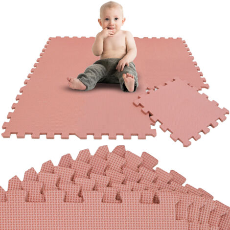 9 Piezas Alfombra Bebé - 30x30 Colchoneta Bebé Suelo - Alfombra Puzzle Bebé Foam (1/5)