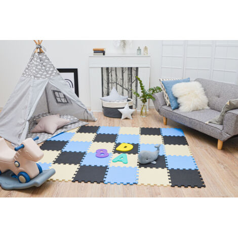 12-24x Alfombra Puzzle Alfombra Protección Suelo 60x60cm Alfombra