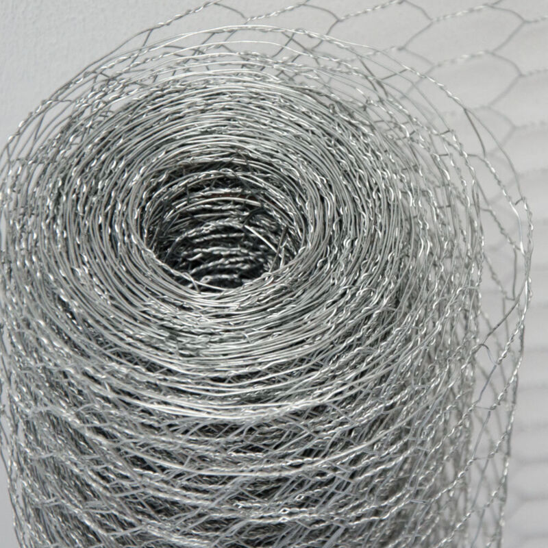 Rete Metallica Zincata Per Recinzione - Maglia Esagonale 25 Mm, 50 Cm X 25 M, Tagliabile - Foto 11