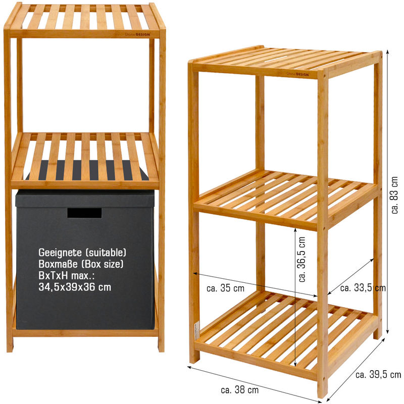 EASYCOMFORT Mobiletto Scaffale Porta CD con 5 Ripiani di Archivazione in  Legno Marrone 30x 17x 90cm