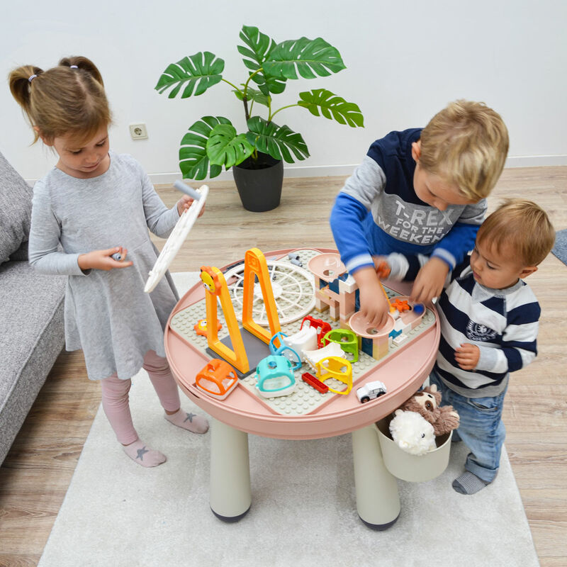 Costway Tavolino per bambini con sedia, Tavolo magnetico 2 in 1 con ampio  spazio e regolabile in altezza>