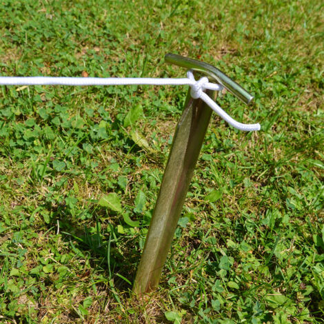 16 Pezzi Picchetti Per Tenda In Alluminio - 18 Cm, Per Terreni Duri, Campeggio, Pesca - Gancio A 7 Forme