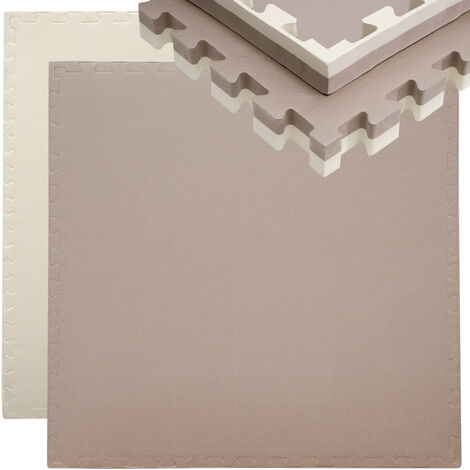 eyepower Tappetino Puzzle per Sport 90x90cm incl cornice EVA spesso 40mm  Tappeto protezione pavimenti estensibile double