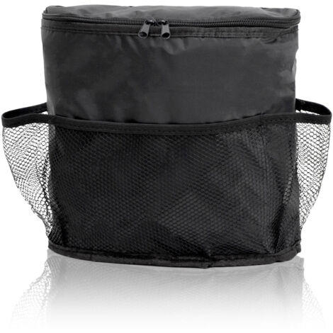 Borsa Termica Da Spalla Con Bottiglia Acciaio Inox 1,5L – Tracolla Regolabile – Frigo Portatile Per Esterni, Viaggi E Picnic – Colore Grigio