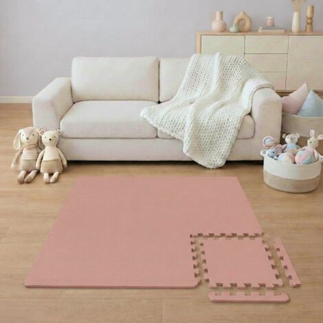 9 Pezzi Tappeto Gioco Bambini - 30x30 Piastrelle EVA - Pavimento Morbido Puzzle