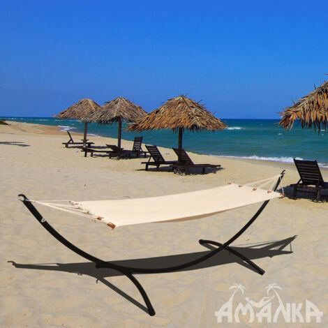 Supporto Per Amaca In Acciaio AMANKA - Fino A 120 Kg, 300x100 Cm, Montaggio Semplice Senza Forature