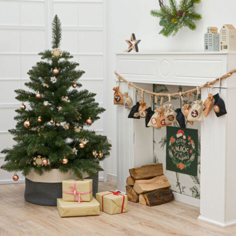 Calendario Avvento Fai Da Te Con 24 Scatoline - Decorazione Natalizia Fai Da Te - Foto 12