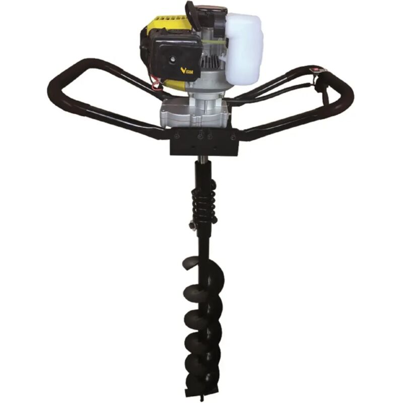 Trivella A Scoppio Jhonsorr 52cc Con 3 Punte - Per Fori Nel Terreno, Giardinaggio E Paesaggistica. Motore Potente, Maneggevole E Sicuro. - Foto 3