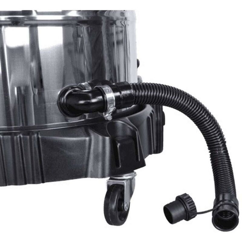 Aspiratore aspirapolvere aspiraliquidi bidone inox 1400w 50l Scheppach  asp50-es