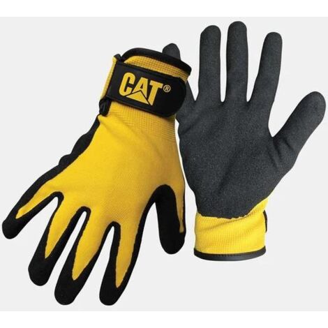 GUANTI SUP NYLON PALMO NITRILE CAT 017416[NERO-10]