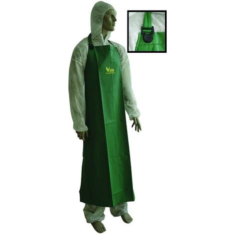 Grembiule per giardino Vigor, pvc pesante verde, 90x130 cm