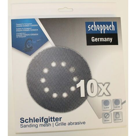KIT 10 PZ DISCO ABRASIVO LAMELLARE PER SMERIGLIATRICE 115mm GRANA 40