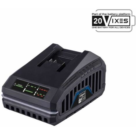 Caricabatteria rapido 20v per batterie 2.0/4.0 ah serie ixes Scheppach sbc4.5a