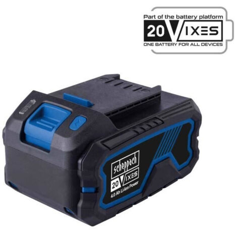 Batteria al litio 20v 4.0ah serie ixes Scheppach sbp4.0