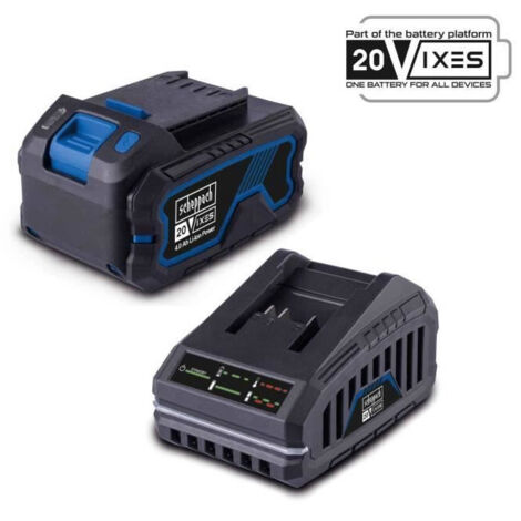 Starterkit con batteria e caricabatteria 20v 4.0ah serie ixes Scheppach sbsk4.0