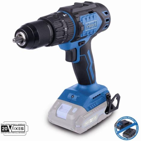 Trapano a percussione brushless 20v senza batteria ixes Scheppach bc-cd60-x