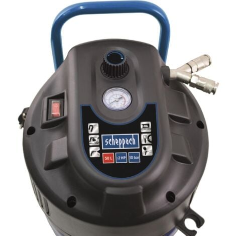 COMPRESSORE ARIA VERTICALE 50 LITRI 10 BAR SCHEPPACH HC51V