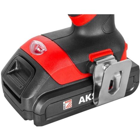 Trapano avvitatore a percussione a batteria brushless 18v 2 ah Holzmann aks45ind