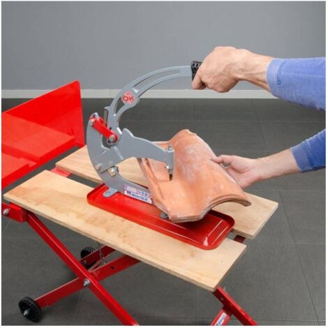 Tagliategole In Acciaio Forgiato MONTOLIT Per Tegole In Cotto - Con Leva Doppia, Dimensioni 56x3x16 Cm, Peso 2.4 Kg